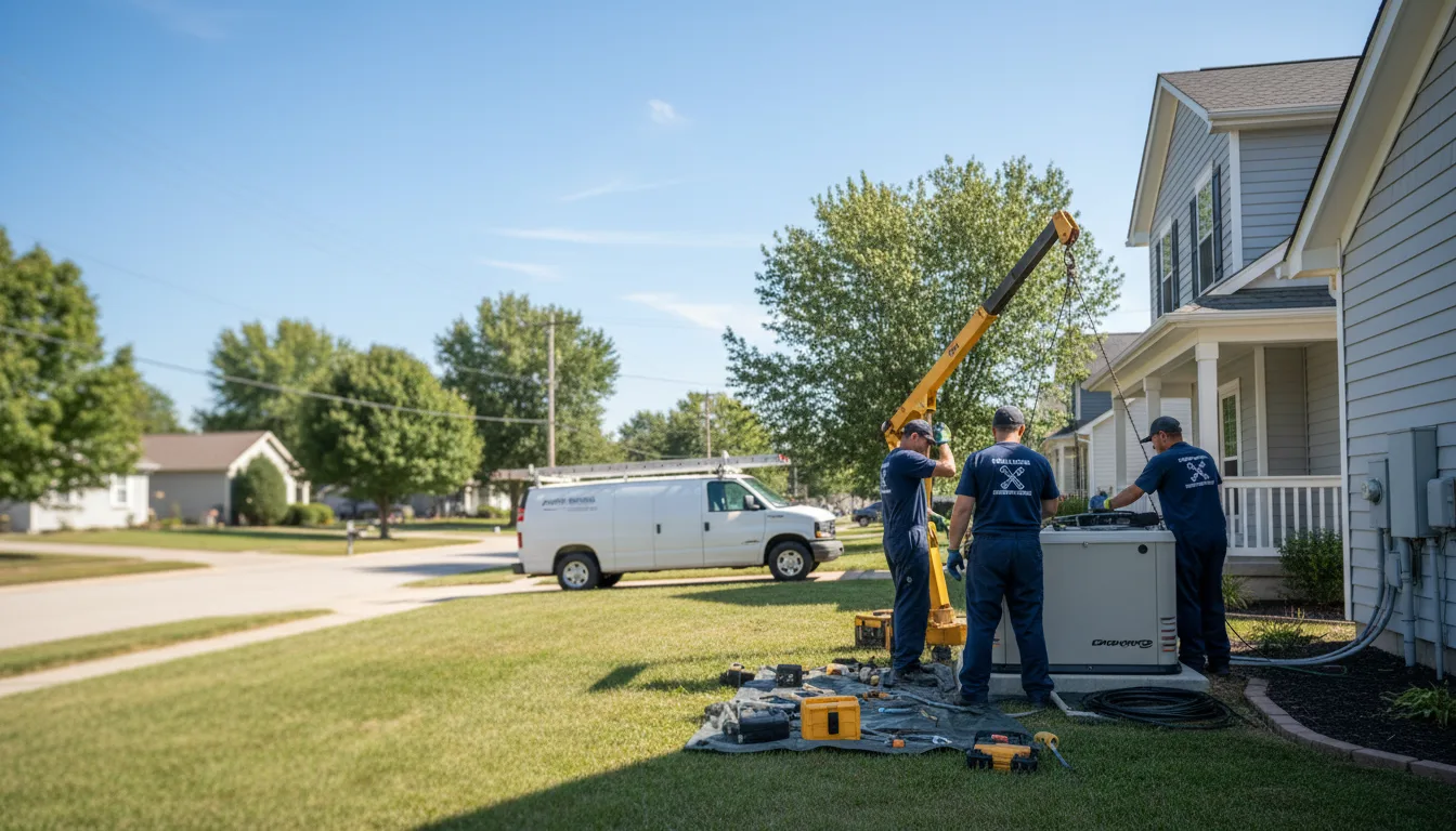 Generator Installation in South Bend, TX near me